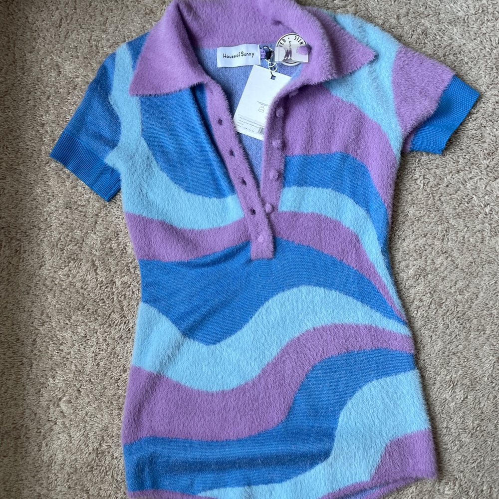 House Of Sunny Good Vibration Knit Romper (NEW)
